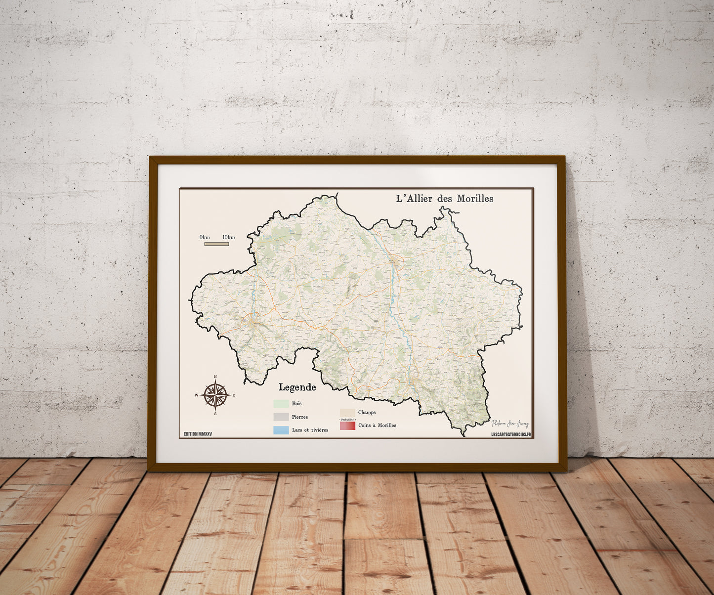 (03) La carte des coins à Morilles pour l'Allier