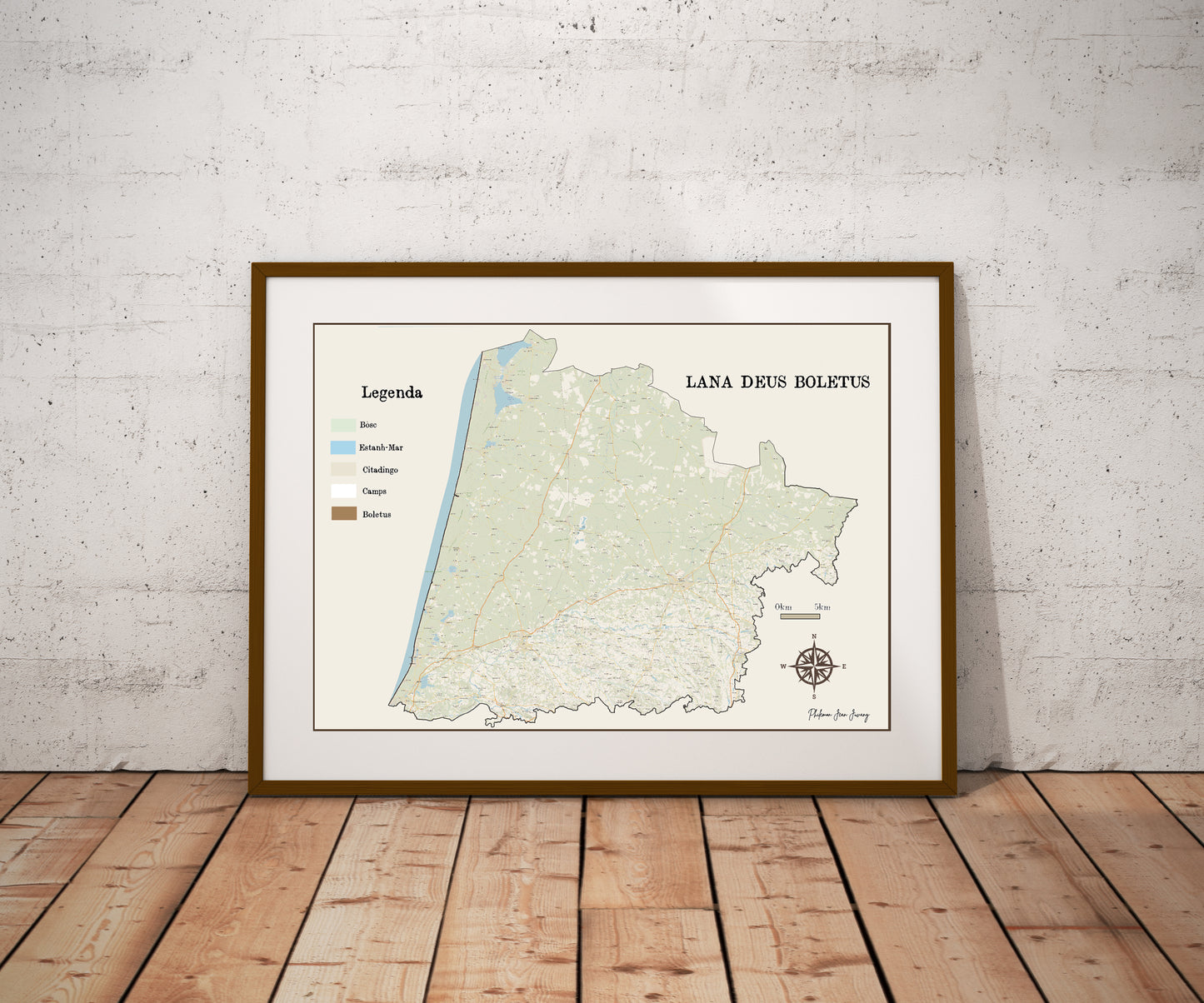 40-Landes Cartes des coins à Cèpes