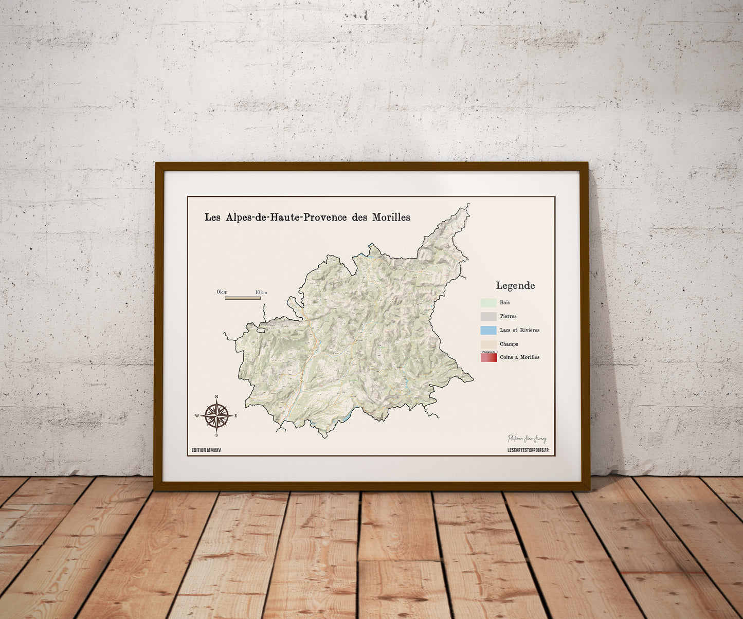 (04) La carte des coins Ă Morilles pour les Alpes de Haute Provence
