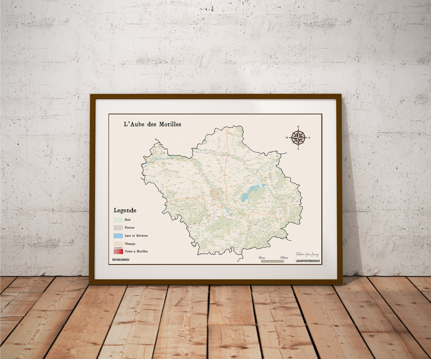 (10) La carte des coins Ă Morilles pour l'Aube