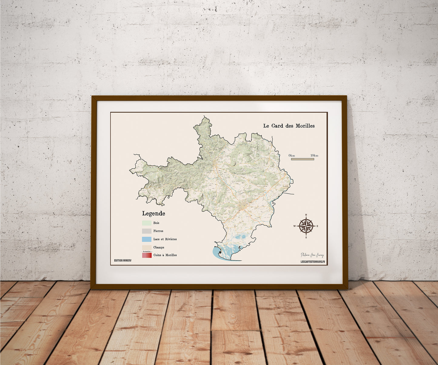 (30) La carte des coins Ă Morilles pour le Gard