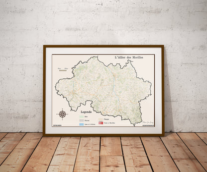 (03) La carte des coins à Morilles pour l'Allier