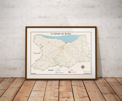 (14) La carte des coins à Morilles pour le Calvados