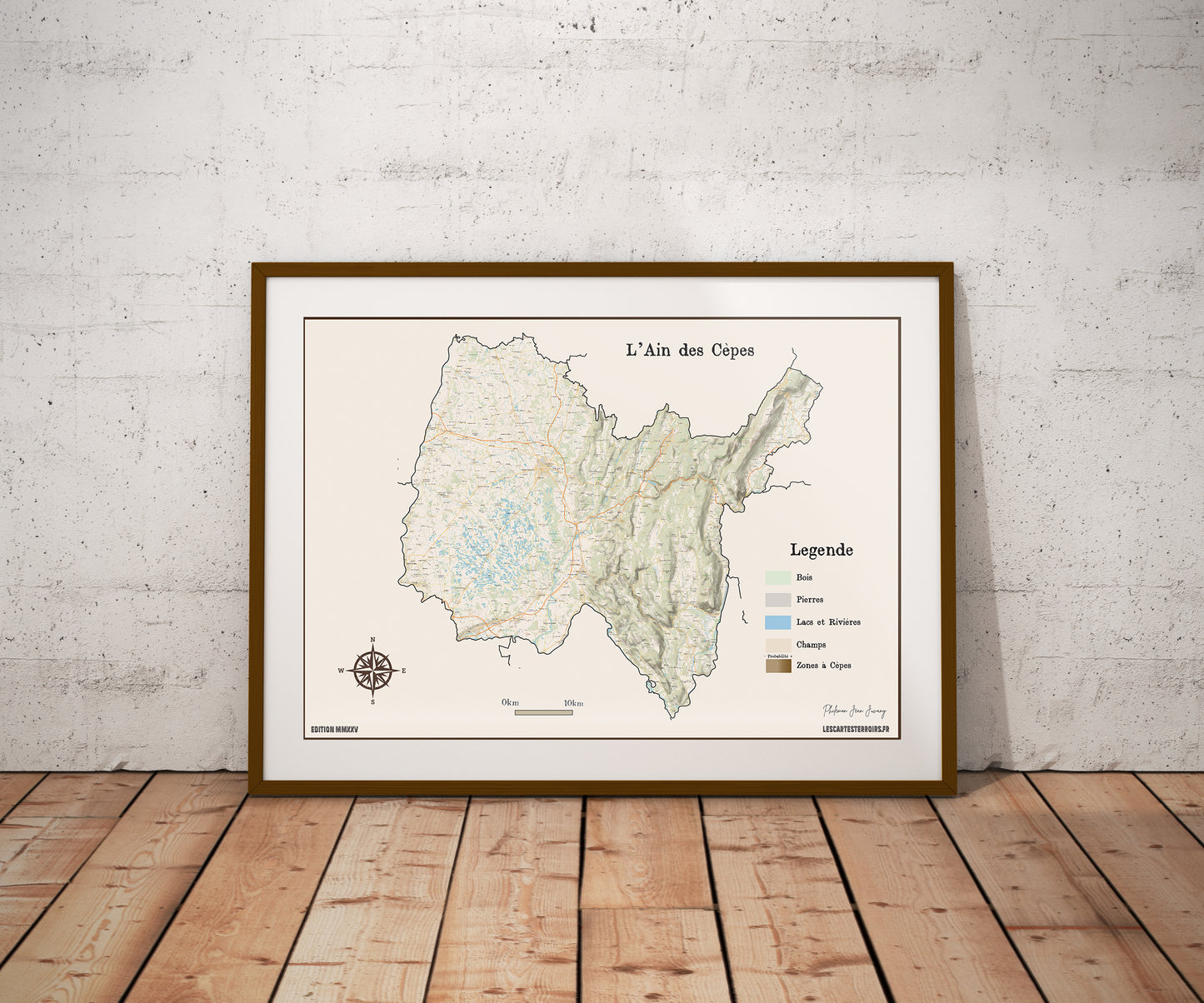 01-Ain Carte des coins à Cèpes