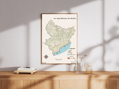 (06) La carte des coins à Morilles pour les Alpes Maritimes
