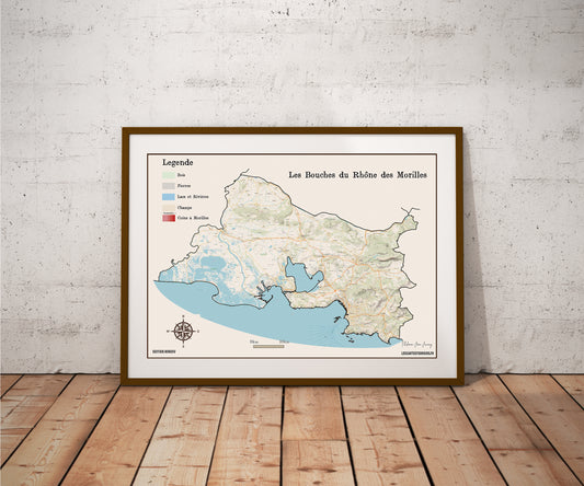 (13) La carte des coins à Morilles pour les Bouches du Rhône