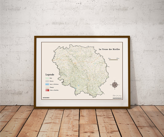 (23) La carte des coins à Morilles pour la Creuse