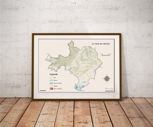 (30) La carte des coins à Morilles pour le Gard