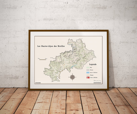 (05) La carte des coins à Morilles pour les Hautes-Alpes