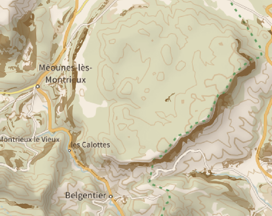 83-Var Carte des coins à Cèpes